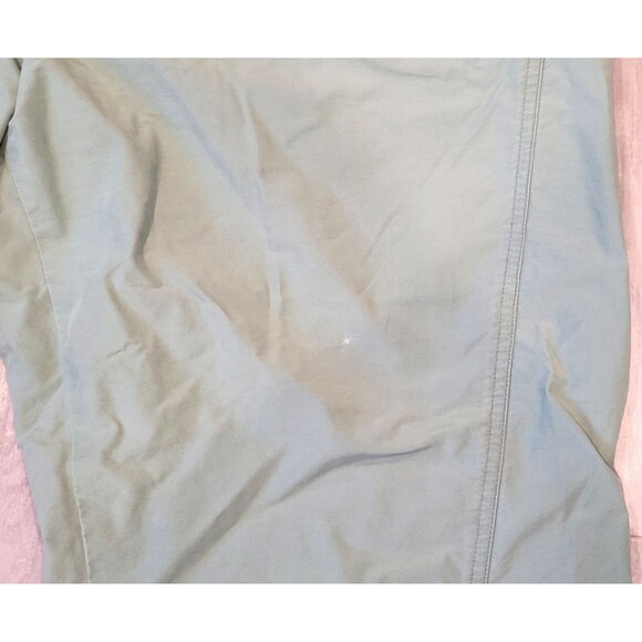 Columbia Womens Hiking Capri Pants Size PL Petite Light Green Outdoors Gorpcore - Picture 8 of 9